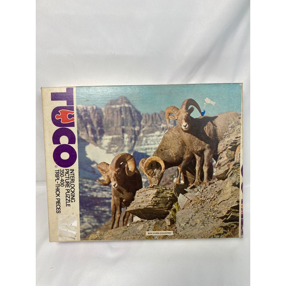 Vintage TUCO Big Horn Country Puzzle 350-400 Pieces No 5980 - Picture 2 of 5